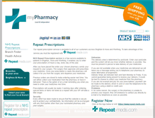 Tablet Screenshot of mypharmacy.uk.com